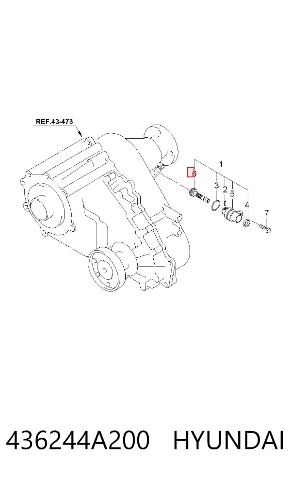  436244A200 Hyundai/Kia
