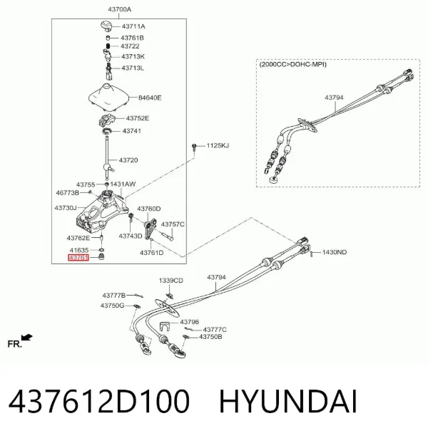  437612D100 Hyundai/Kia