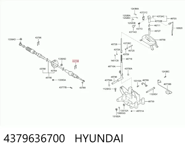  4379636700 Hyundai/Kia