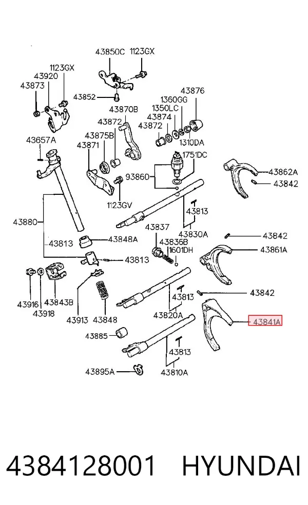  4384128001 Hyundai/Kia