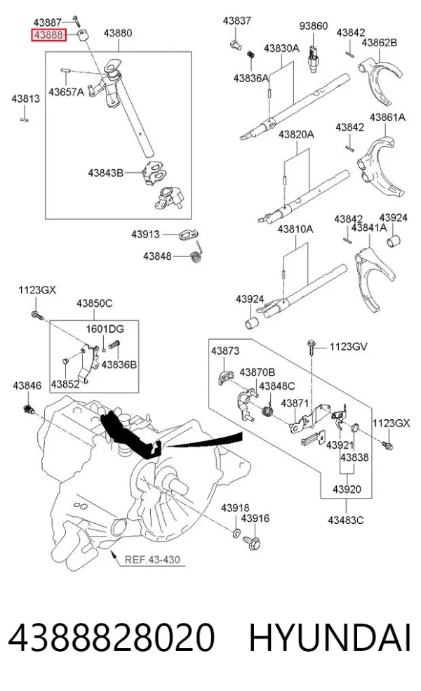  4388828020 Hyundai/Kia