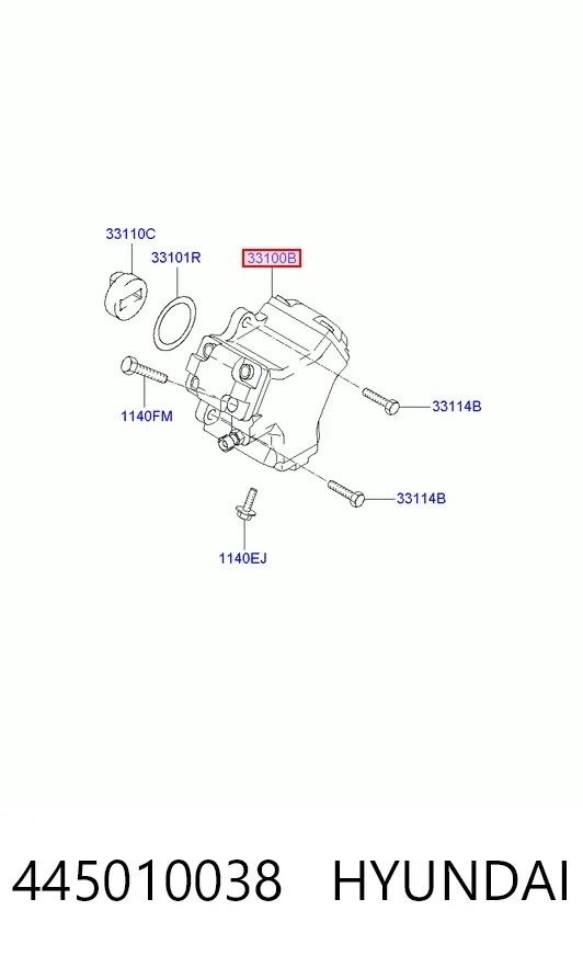 Bomba inyectora 445010038 Hyundai/Kia