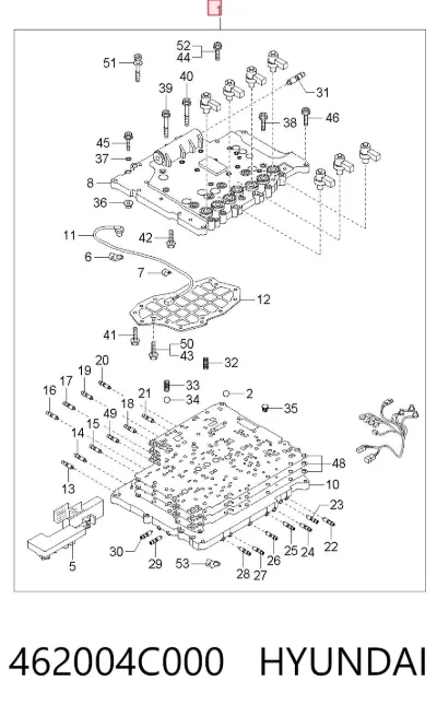 Cuerpo de válvulas de la transmisión automática HYUNDAI 462004C000