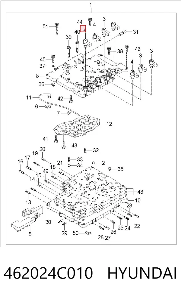 Solenoide de transmisión automática 260130031 Bosch