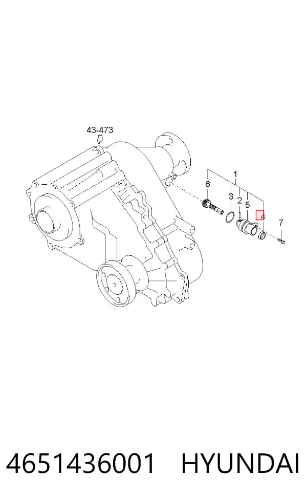  4651436001 Hyundai/Kia