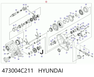Caja de transferencia HYUNDAI 473004C211