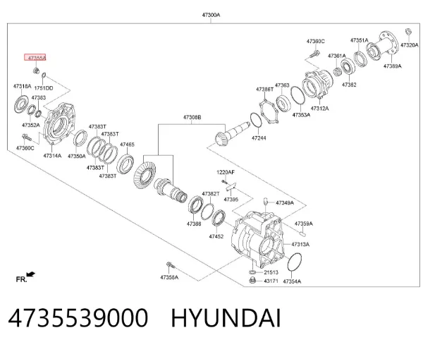  4735539000 Hyundai/Kia