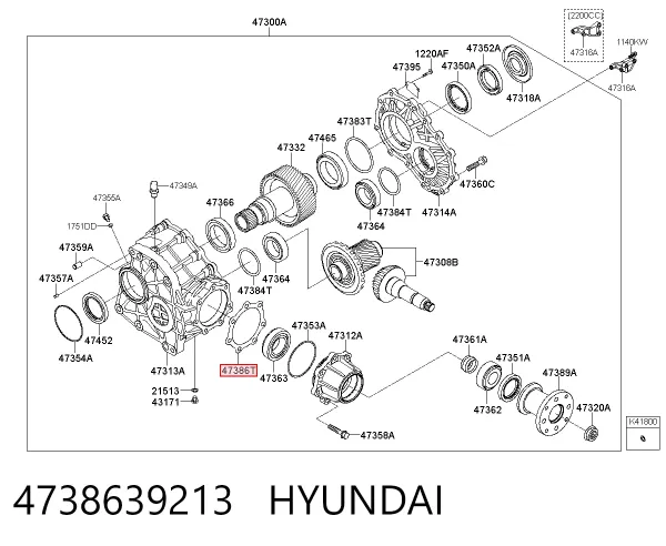  4738639213 Hyundai/Kia