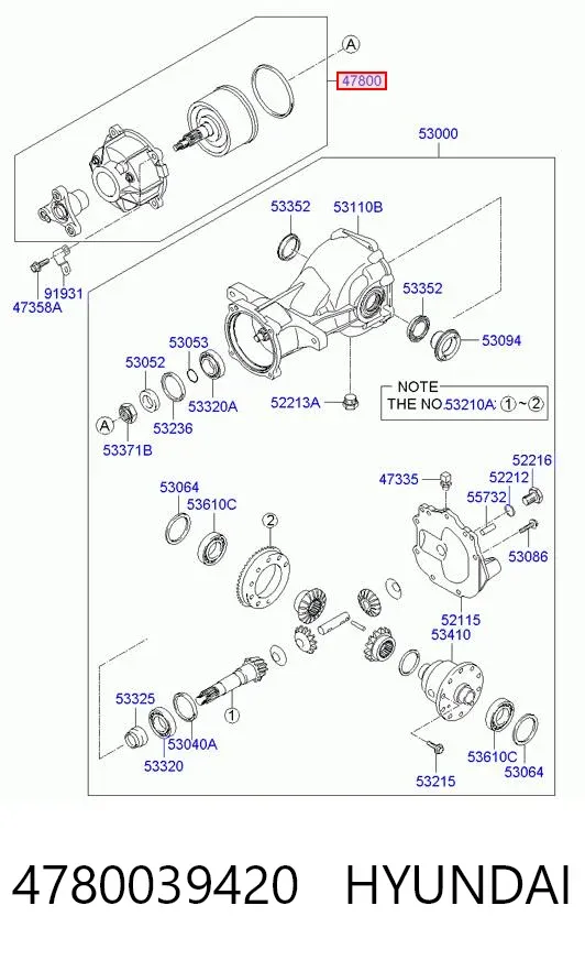 Embrague Haldex 4780039420 Hyundai/Kia