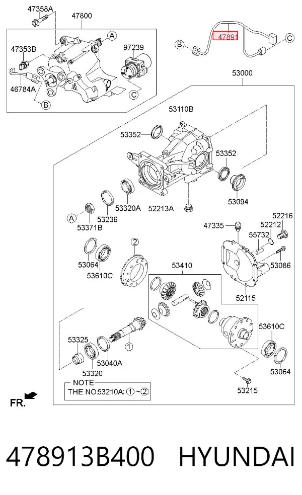  478913B400 Hyundai/Kia