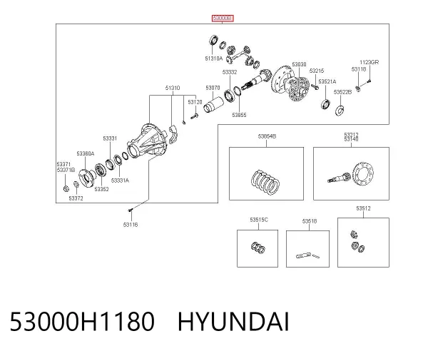 Grupo trasero Hyundai Terracan HP