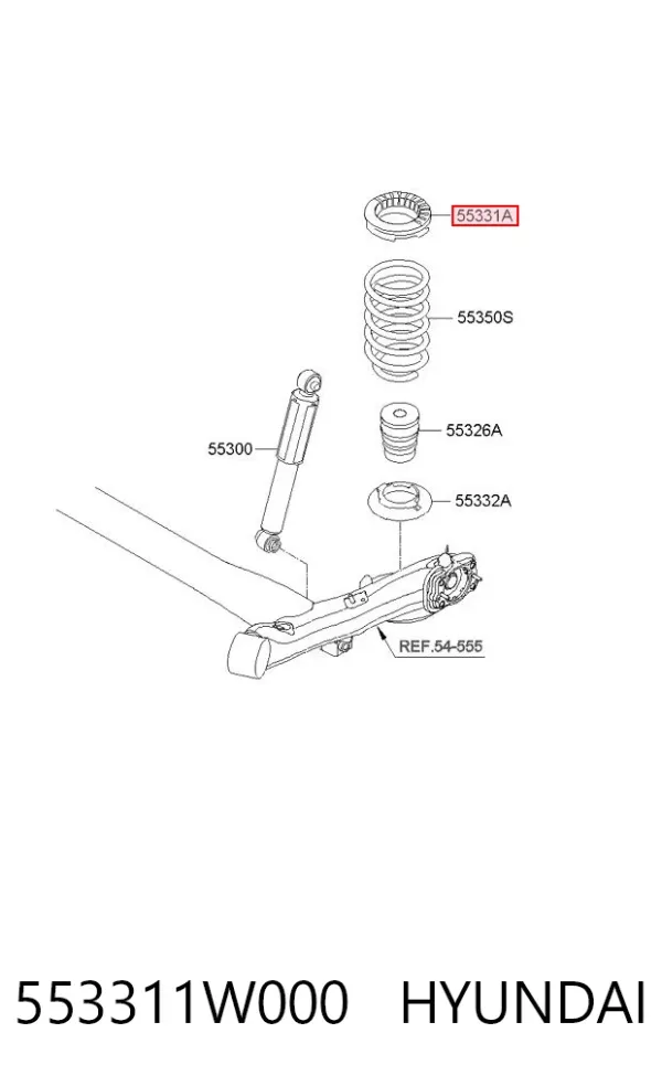  553311W000 Hyundai/Kia