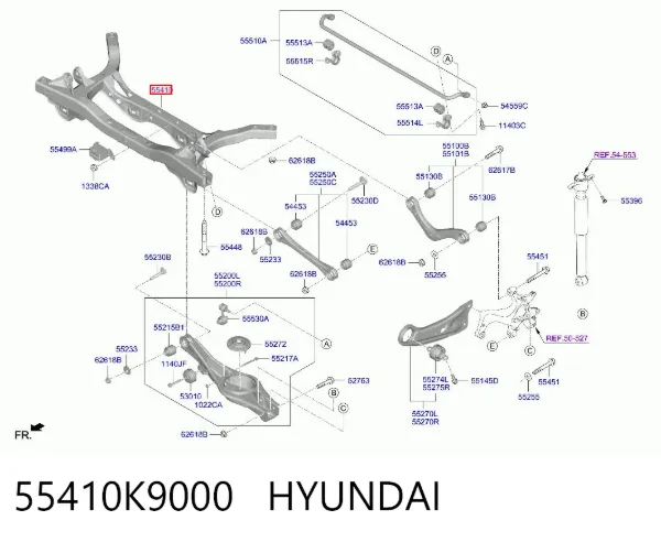 Puente trasero Hyundai KONA OS