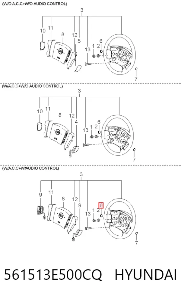 561513E500CQ Hyundai/Kia