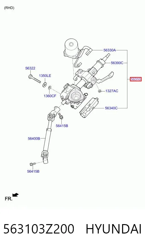 Columna dirección Hyundai I40 I