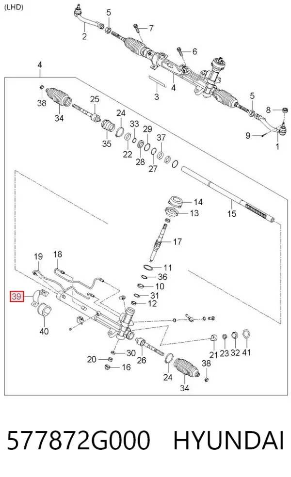  577872G000 Hyundai/Kia