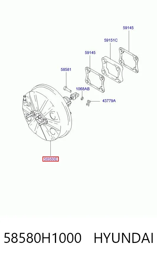 Servofreno Hyundai Terracan HP
