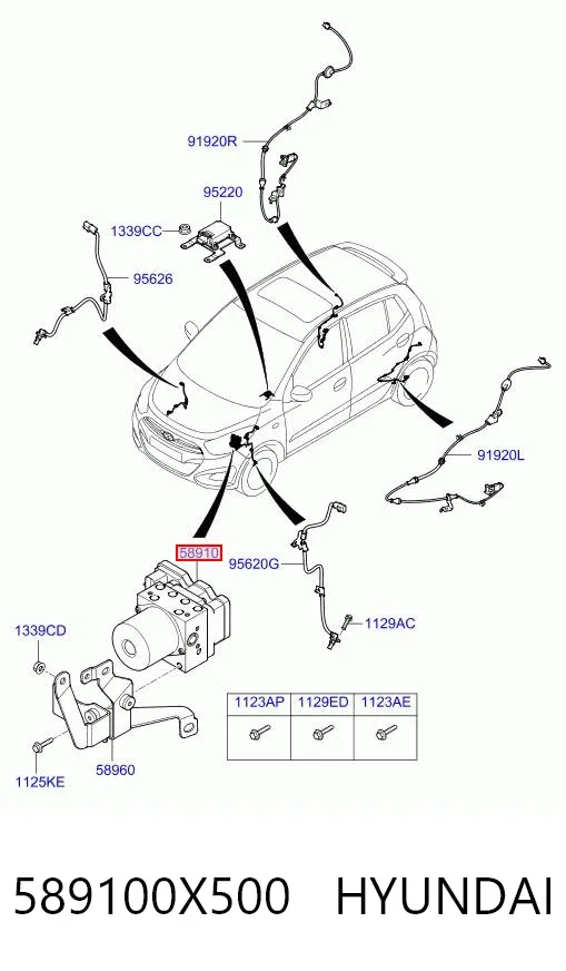 Módulo ABS Hyundai I10 PA