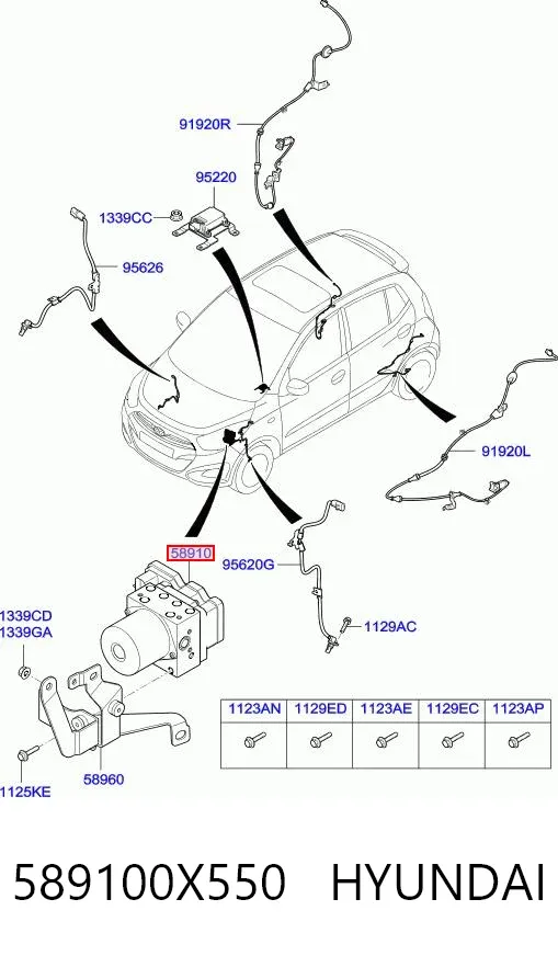 Módulo ABS Hyundai I10 PA