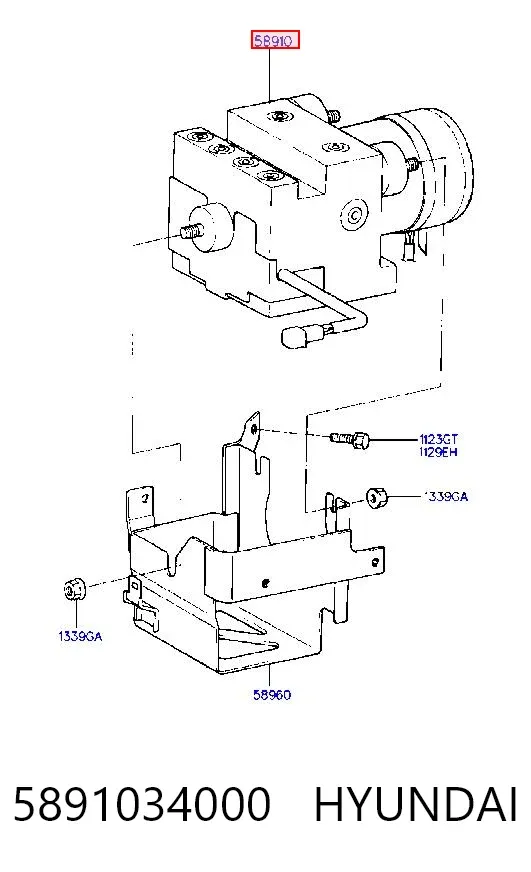 Módulo ABS Hyundai Sonata III