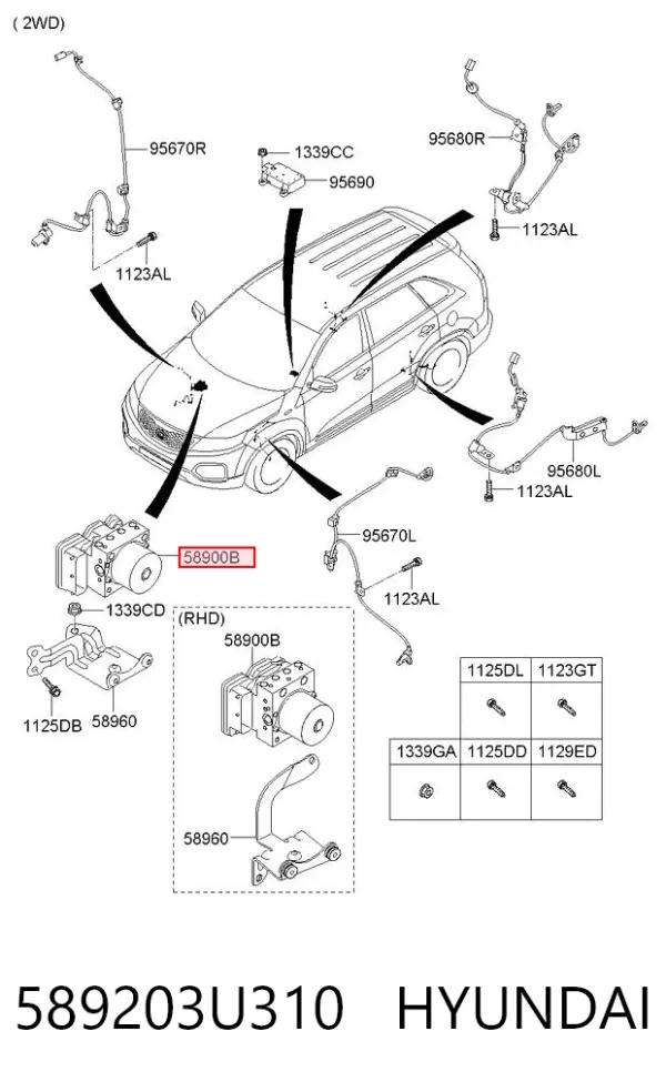 Módulo ABS KIA Sportage III