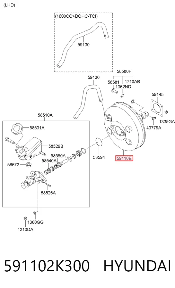 Servofreno KIA Soul I