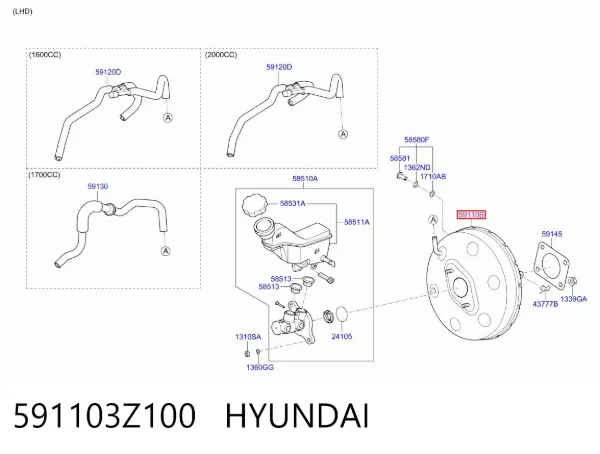 Servofreno Hyundai I40 I