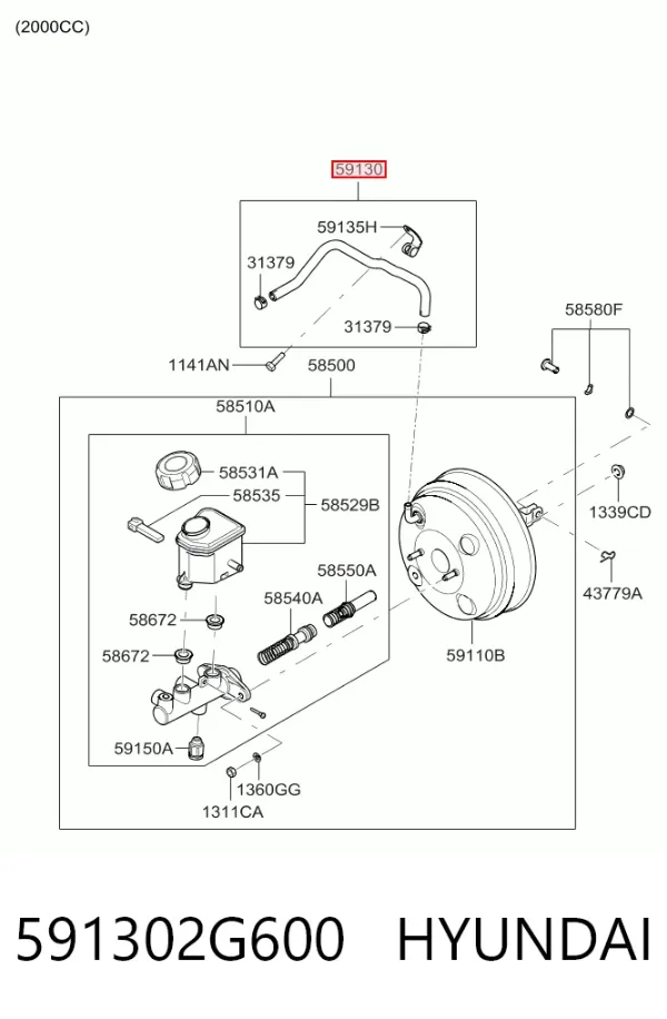  591302G600 Hyundai/Kia