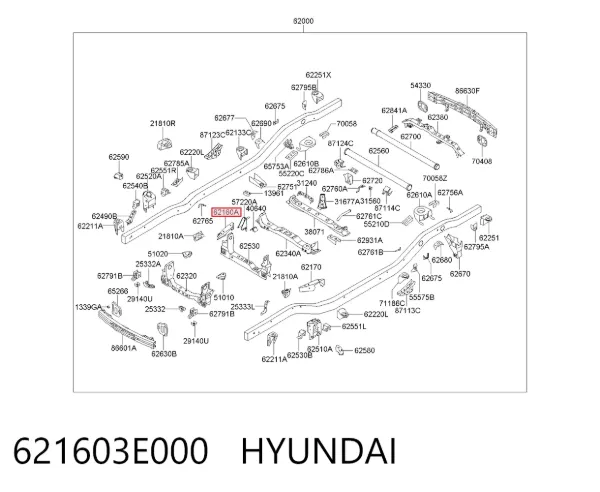  621603E000 Hyundai/Kia