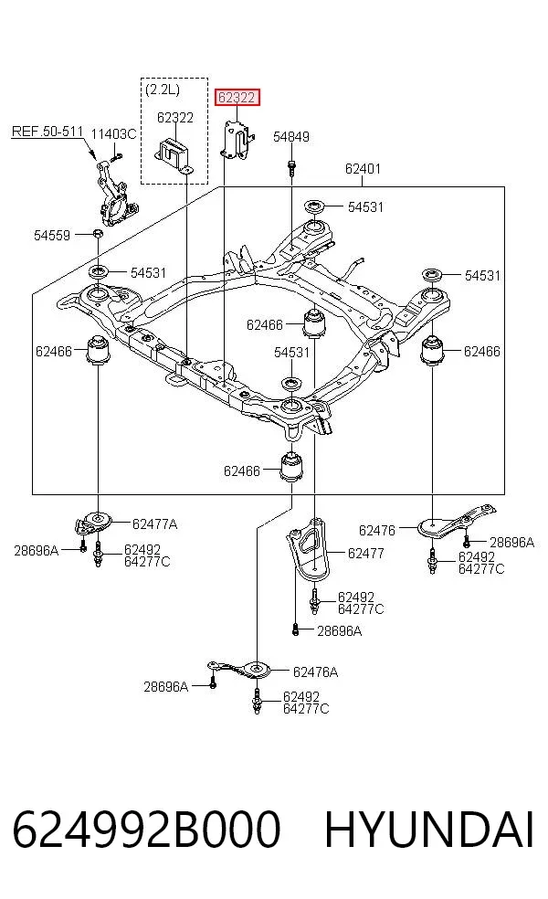  624992B000 Hyundai/Kia