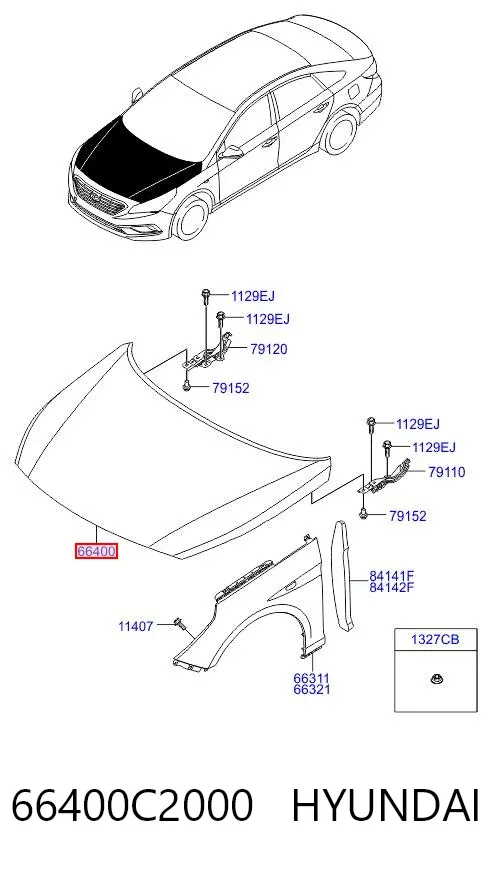 Capó 66400C2000 Hyundai/Kia
