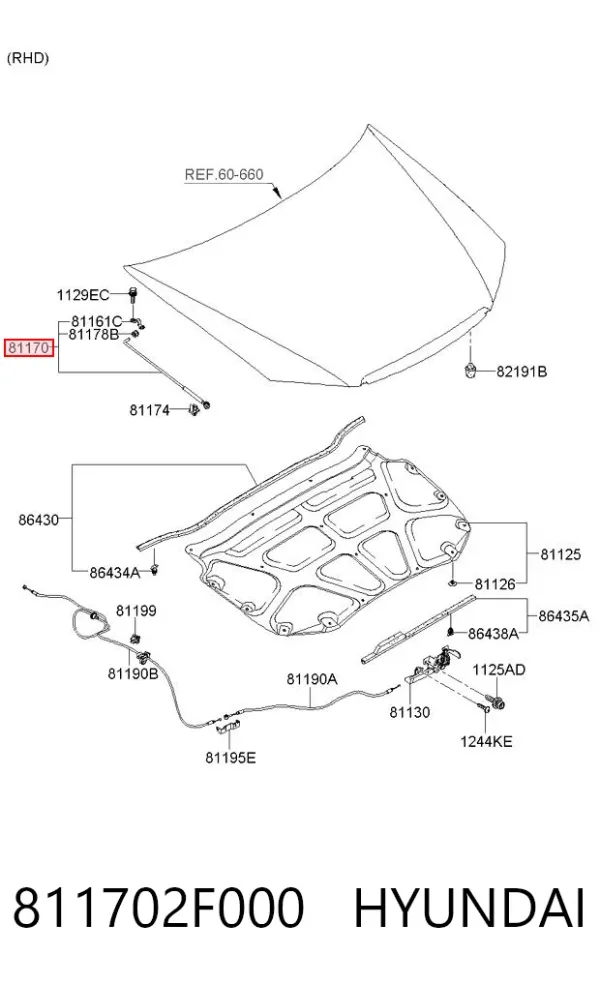  811702F000 Hyundai/Kia