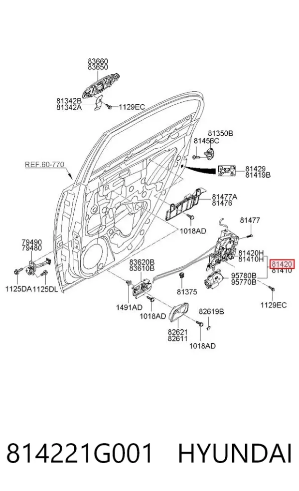  814221G001 Hyundai/Kia