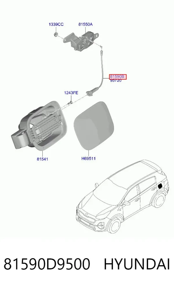 81590D9500 Hyundai/Kia