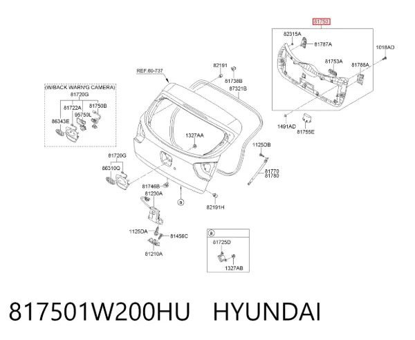  817501W200HU Hyundai/Kia