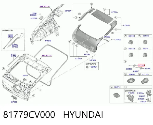  81779CV000 Hyundai/Kia
