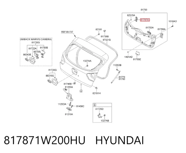  817871W200HU Hyundai/Kia