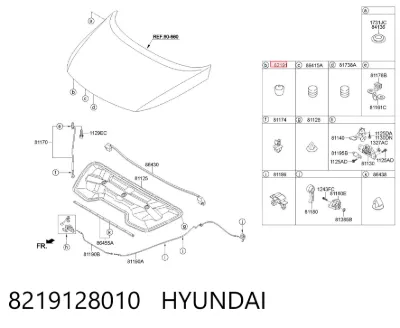 Tope de puerta HYUNDAI 8219128010