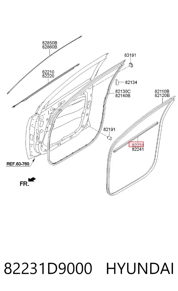  82231D9000 Hyundai/Kia