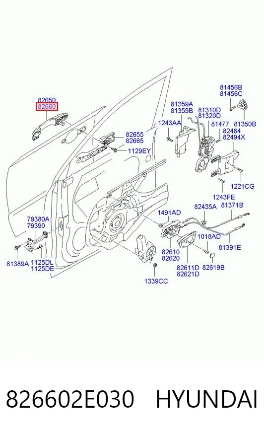  826602E030 Hyundai/Kia