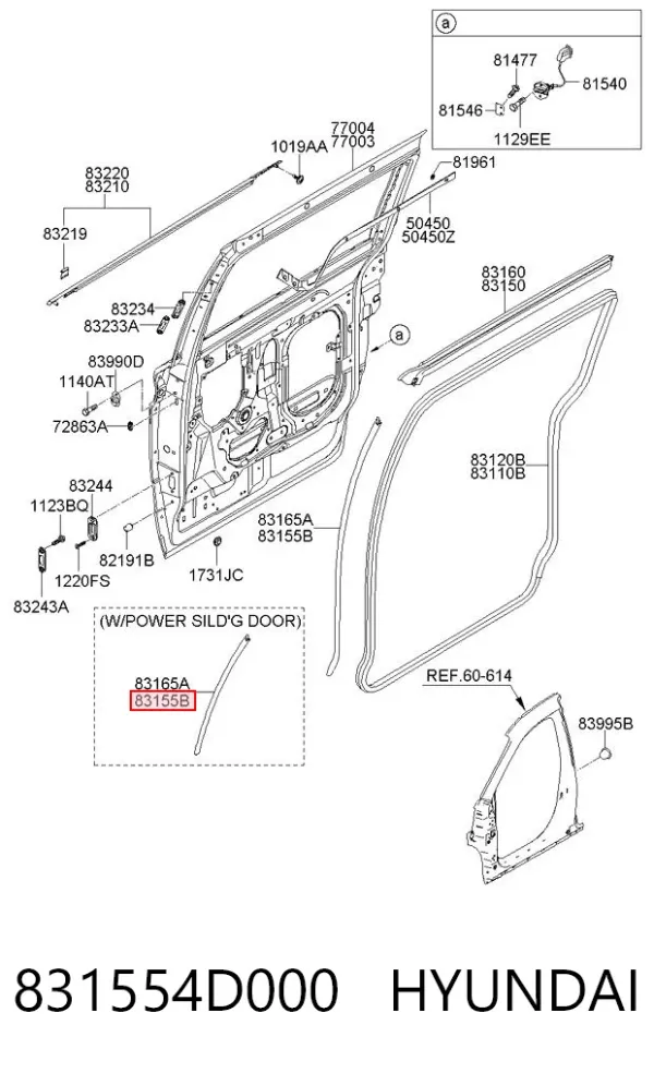  831554D000 Hyundai/Kia
