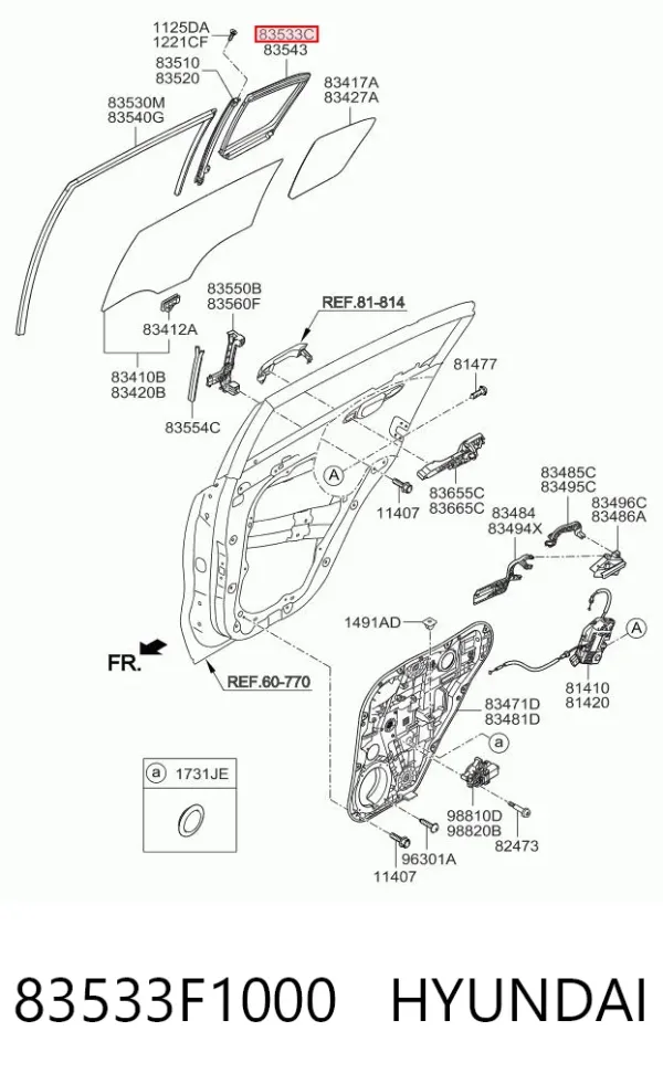  83533F1000 Hyundai/Kia