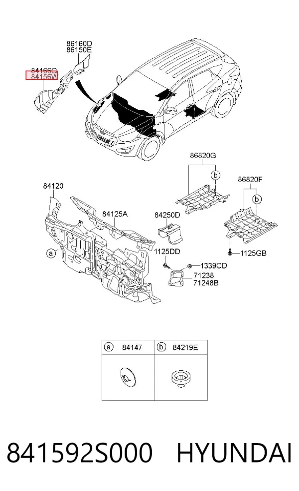  841592S000 Hyundai/Kia