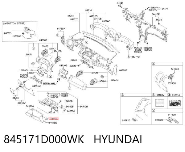  845171D000WK Hyundai/Kia