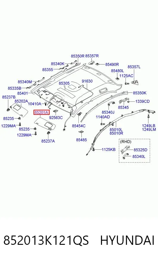 Parasol Hyundai Sonata V