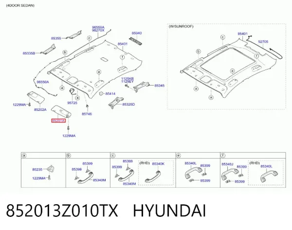 Parasol 852013Z010TX Hyundai/Kia