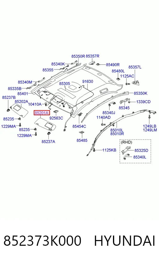 Parasol 852373K000 Hyundai/Kia