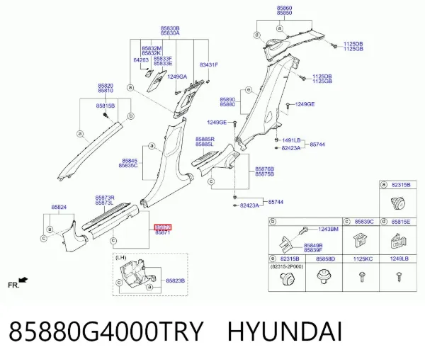  85880G4000TRY Hyundai/Kia