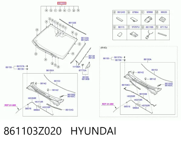 Parabrisas Hyundai I40 I