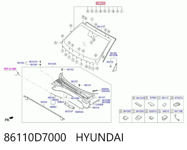 Parabrisas Hyundai Tucson III